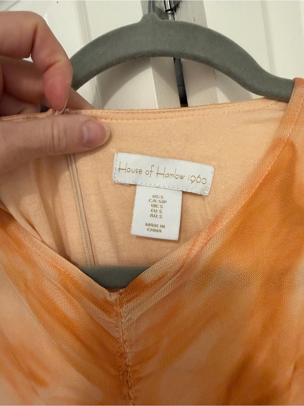 Orange Ruched Bodycon Maxi Dress - Picture 5 of 5
